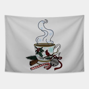 Winter tea cup Tapestry