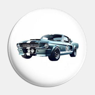 60s Ford Mustang Pin