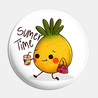 Summer Time Pineapple Pin