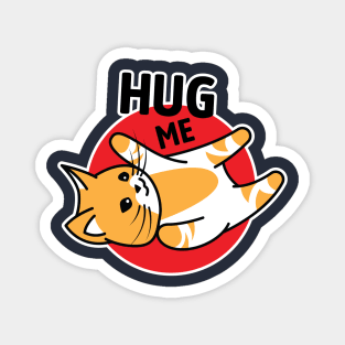 Hug Me! Cat Magnet