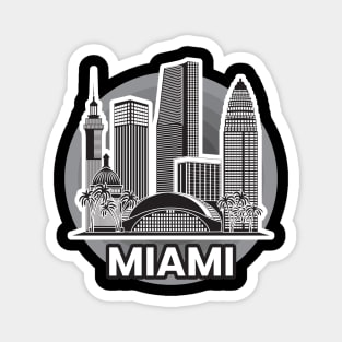 Miami City Landscape Magnet