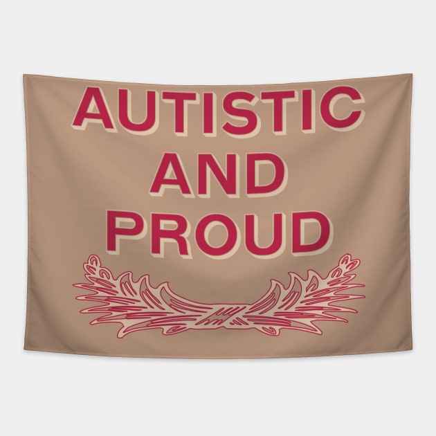 Autistic Pride Tapestry by LondonAutisticsStandingTogether