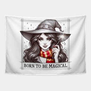 Born to be Magical - Witch Girl - Fantasy Tapestry