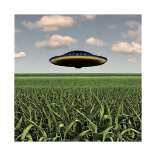 UFO Over Cornfield T-Shirt