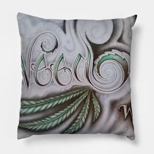 Weed wear logo Pillow