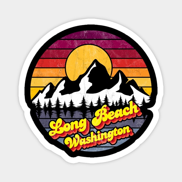 Long Beach Washington Magnet by Jennifer