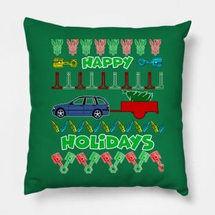 Merry chrismas, car guy, car enthusiast merry chrismas (e46 m3 e91) Pillow