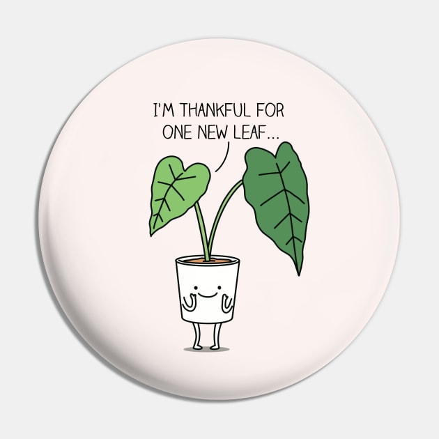 New leaf Pin by milkyprint