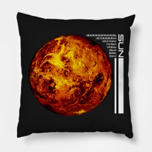 Sun's hot details v2 Pillow