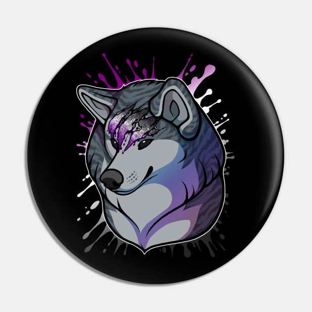 Ginga Nagareboshi Gin Pride - Ace Asexual LGBT Pin by FlannMoriath