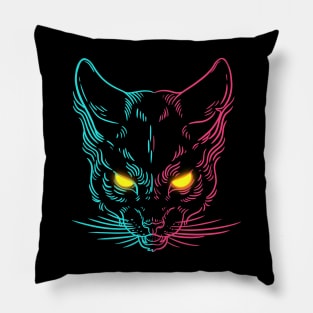 Cyber Cat 2.0 Pillow