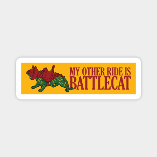 My Other Ride is Battlecat Magnet