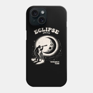 Bigfoot Research Team Eclipse 2024 Phone Case