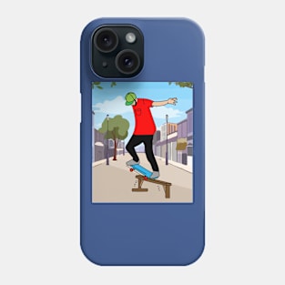 Retro Skateboarder Phone Case