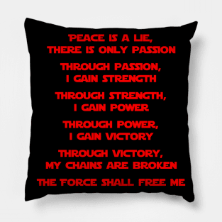 The Sith Code Pillow