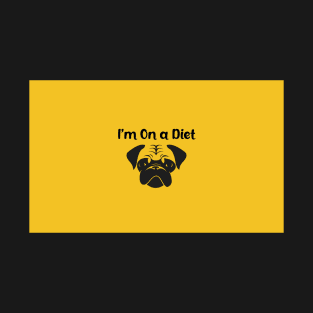 On a Diet Pug pet bandana T-Shirt