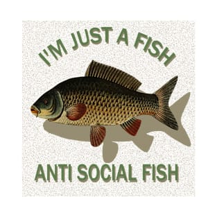 anti social fish T-Shirt