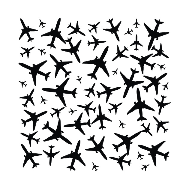 Random Airplanes Pattern Design by Avion