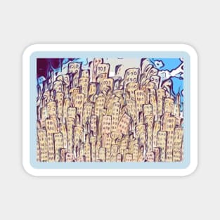 City scape Magnet