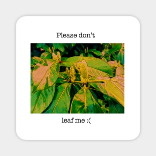 Please don’t leaf me :( Magnet