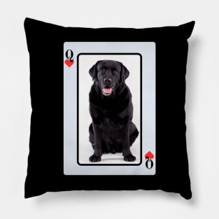 Black Labrador Pillow