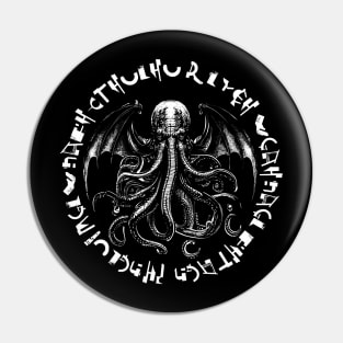 In his house at R'lyeh, dead Cthulhu waits dreaming Pin