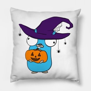 Gopher and pumpkin Pillow