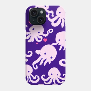 Octopus Lovefest - Super Cute Colorful Cephalopod Pattern Phone Case