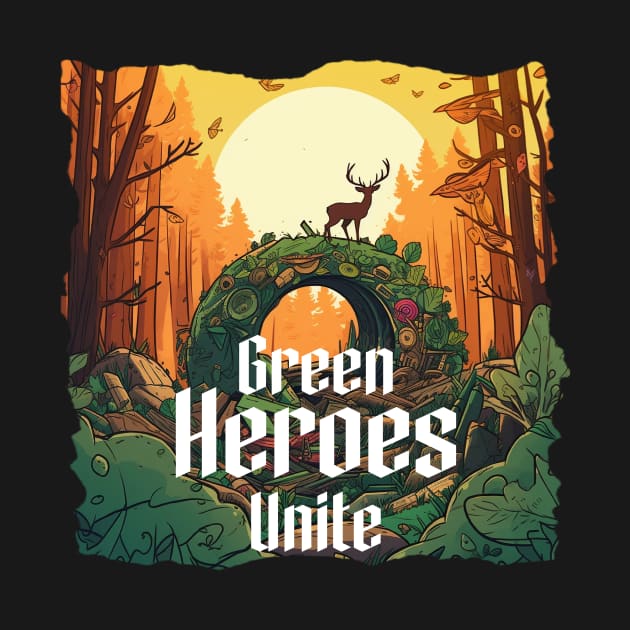 Green Heroes Unite by Pixy Official