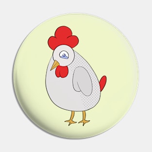 Cute chicken Pin