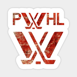 Distressed PWhl logo Magnet