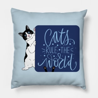 Cat rules the world Pillow