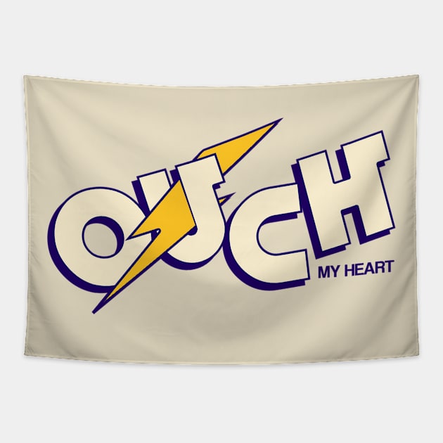 OUCH Tapestry by Bubble Punk 