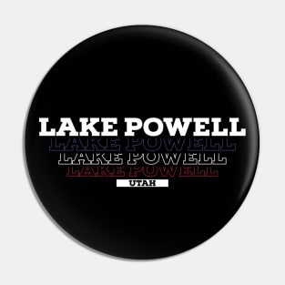 Lake Powell Utah USA Vintage Pin