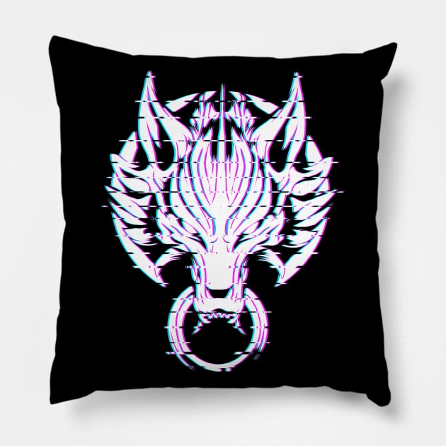 Glitch Fantasy Pillow by ddjvigo