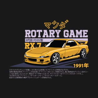 Rotary Game RX7 T-Shirt