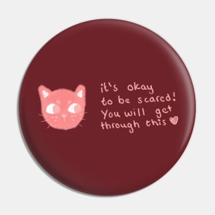 Scaredy Cat Pin