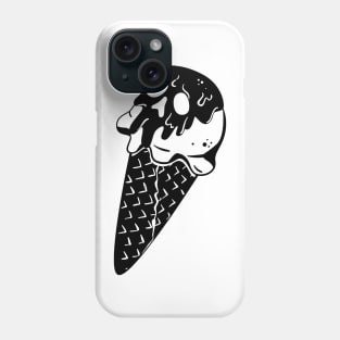 Ice-cream Skull Phone Case