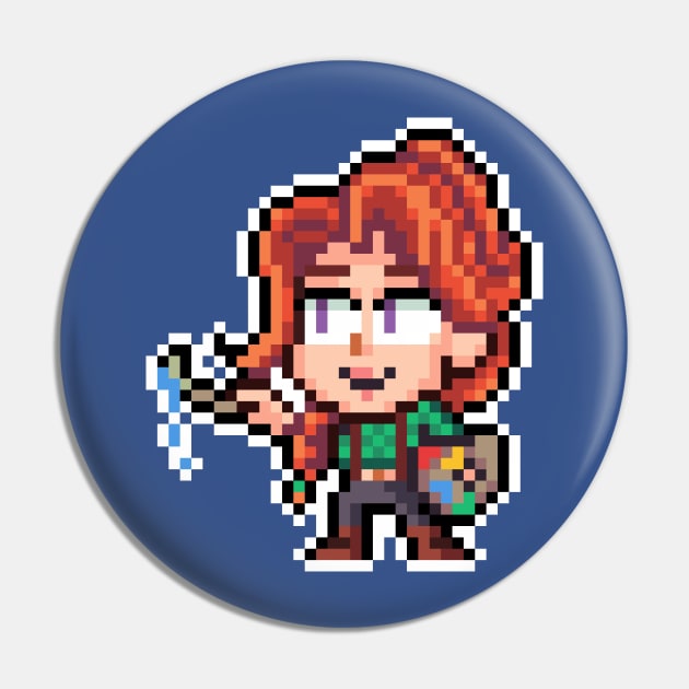 Leah Pixel Pin by geekmythology