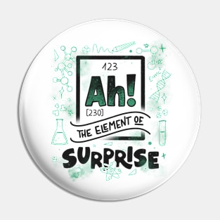 Ah! The Element Of Surprise White by Tobe Fonseca Pin