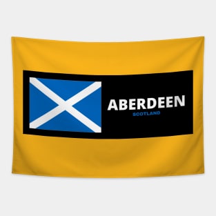 Aberdeen City with Scottish Flag Tapestry