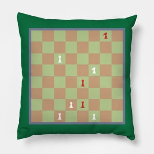 Pawn to Win in Eleven Moves Pillow