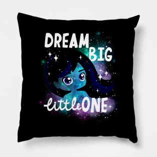 Dream Big Little One Stars Night Sky Pillow