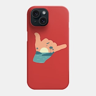 Shaka Hang Loose Beach Phone Case