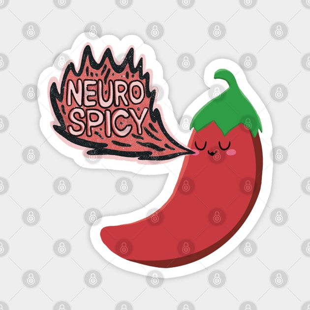 Neurospicy UWU Pepper Magnet by SubtleSplit