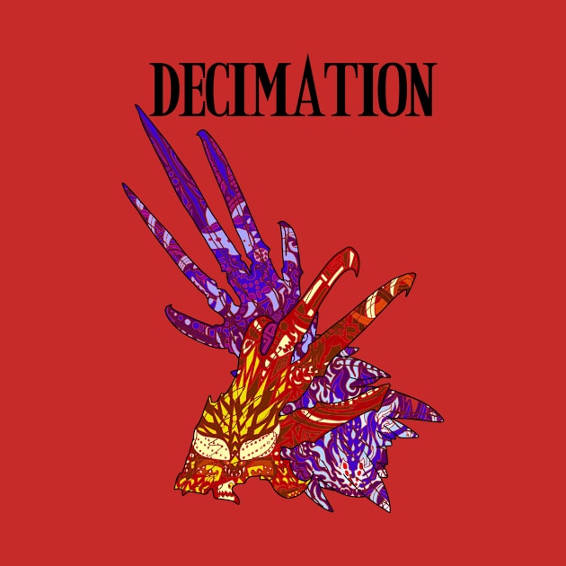 Decimation Claws (font) by paintchips