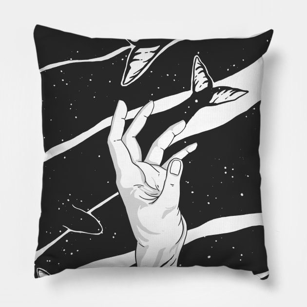 Whales sky Pillow by ArtDary