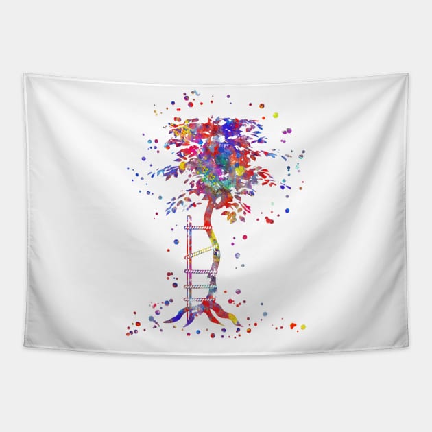 Crooked tree Tapestry by RosaliArt