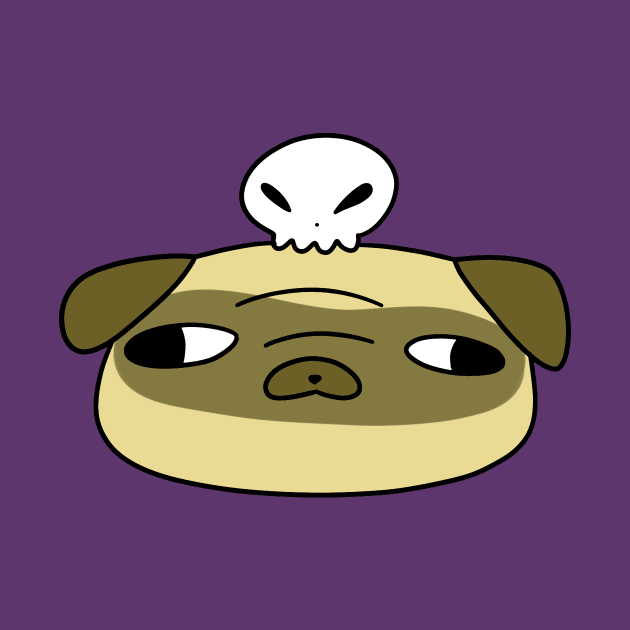 Skull Pug Face by saradaboru