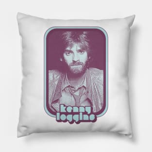 Kenny Loggins / 80s Retro Aesthetic Fan Art Design Pillow